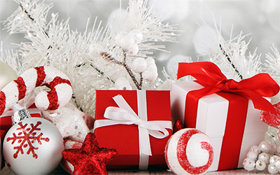 presents and ornaments