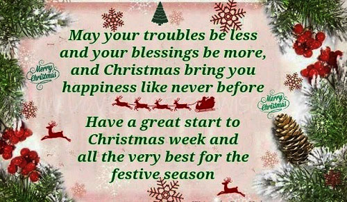 Merry Christmas Blessings