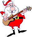 Santa guitar