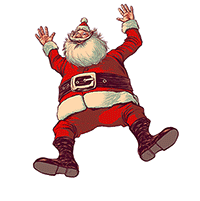 Santa's big dance
