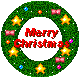 Merry Christmas wreath
