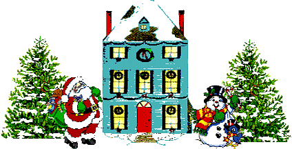 Christmas House Clipart Animated Christmas Houses