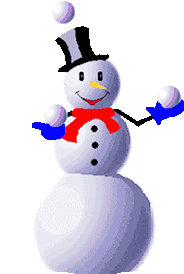 juggling snowman