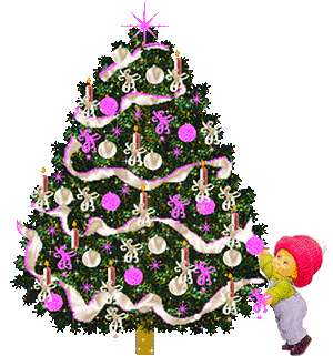 Christmas tree with decorations