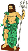 poseidon with trident