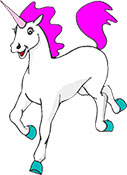 running unicorn
