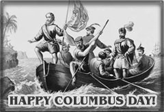 Columbus arrives at San Salvador c.1876