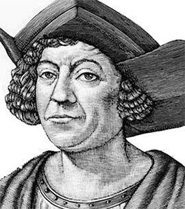 portrait of Christopher Columbus