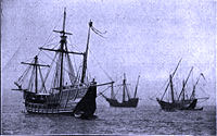 the Niña, Pinta and Santa Maria