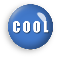 cool blue button
