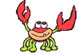 animated dancing crab