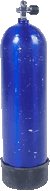 scuba tank blue
