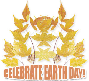 celebrate Earth Day with leaves