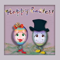 dancing Easter eggs