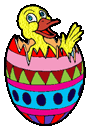 easter egg hatching transparent gif