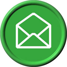 envelope button green