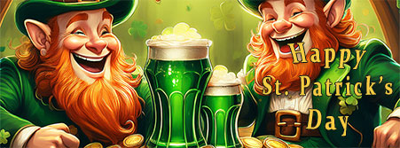 leprechauns celebrating