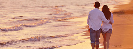 couple on the beach