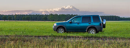 car in the country