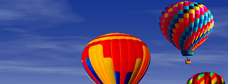 hot air balloons