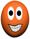 orange smiley