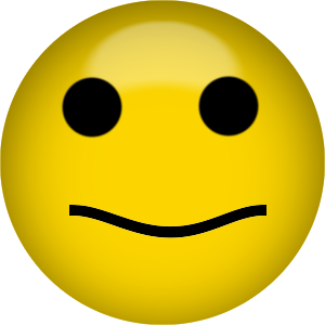 neutral smiley