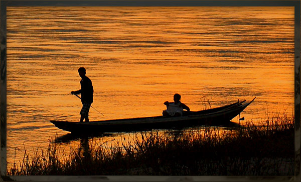 fishing on the lake image