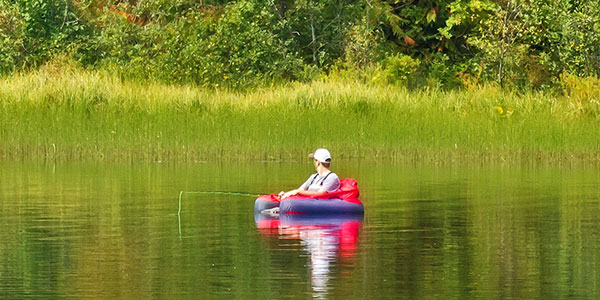 man fishing