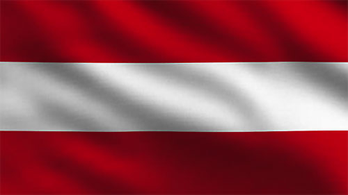Austrian wavy flag