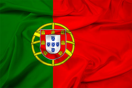 Portuguese wavy flag