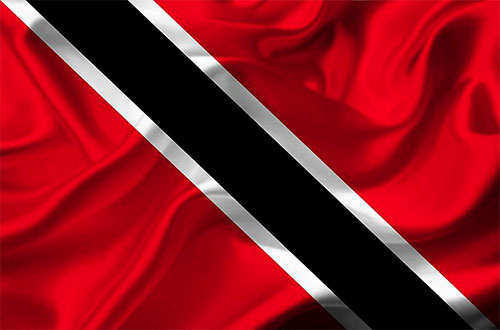 Trinidad and Tobago flag wavy