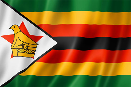 Zimbabwean wavy flag