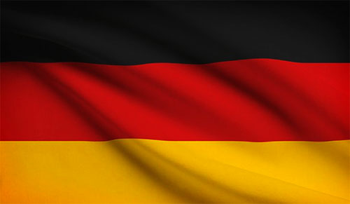 German wavy flag
