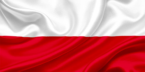 Polish Flag wavy