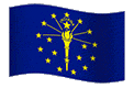 Indiana Flag animation