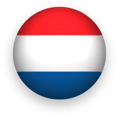 Nederland flag clipart round