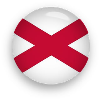 Saint Patrick's Saltire flag button Northern Ireland