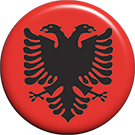 round Albanian button