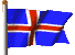animated Iceland Flag