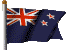 New Zealand flag animated