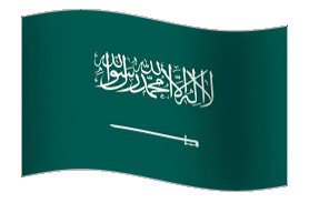 flag of Saudi Arabia animated