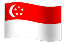 animated Singapore Flag