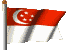 Singapore flag animated