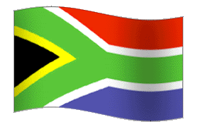 Animated South African Flag