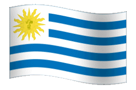 animated Uruguay Flag