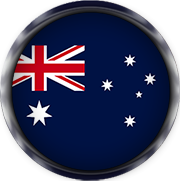 Australia flag button