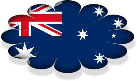 Australian flower flag