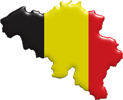 Belgian map flag