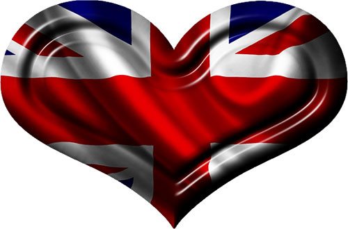 British Flag Heart