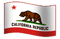 California Flag moving
